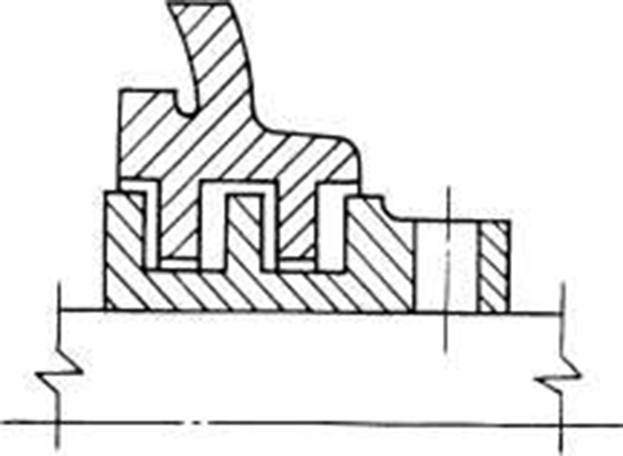 常見的迷宮密封圈&nbsp;截面（切面）結(jié)構(gòu)圖5