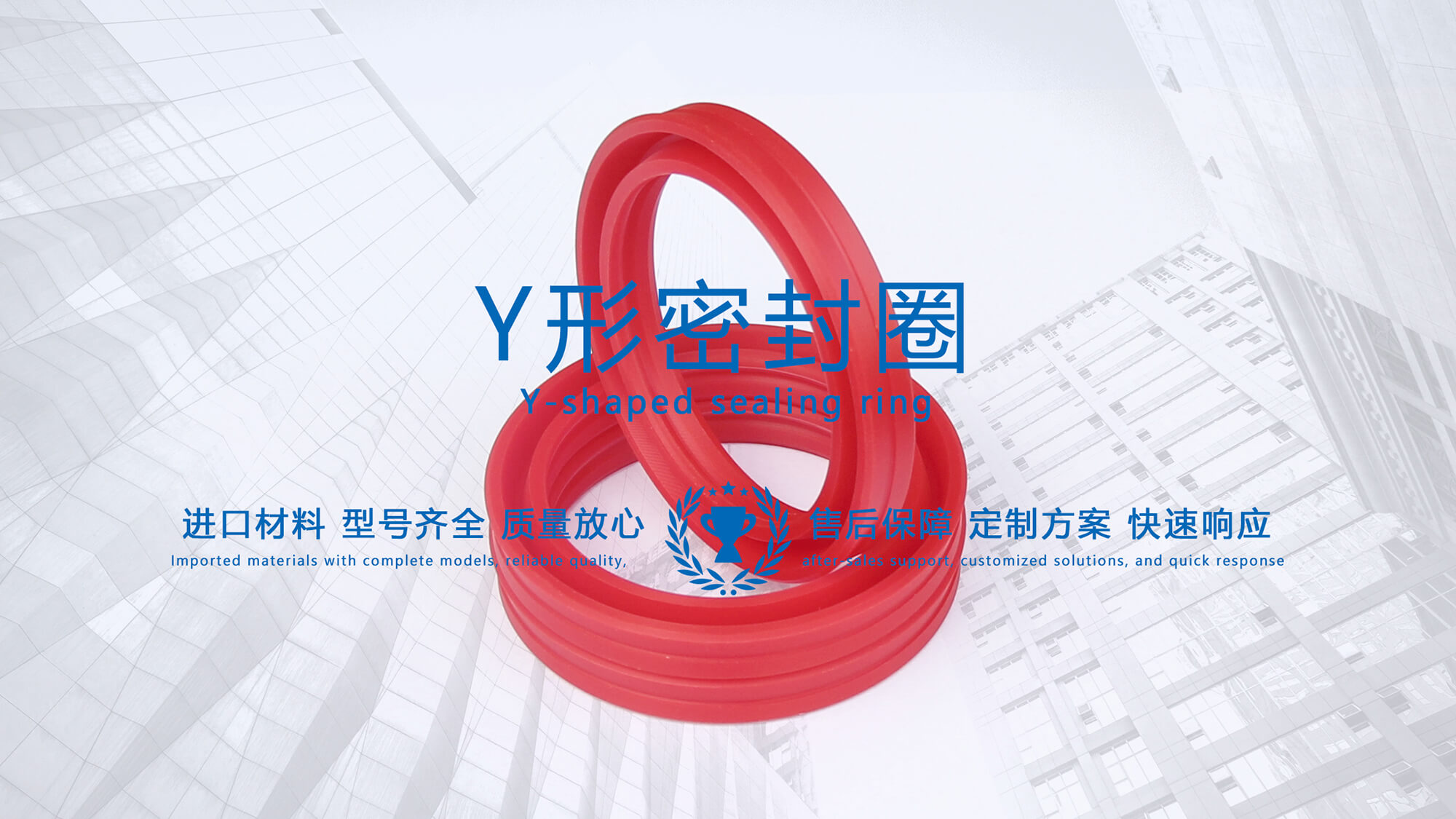 y型密封圈（又Y形密封圈，Y形圈，Y型圖或唇形密封圈，密封件油封膜片） (1)